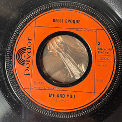 Винтажная виниловая пластинка 7 дюймов (маленькая пластинка) Belle Epoque Black Is Black (Germany 1977)