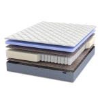 Матрас BuySleep, 18 см, средняя жесткость, независимые пружины