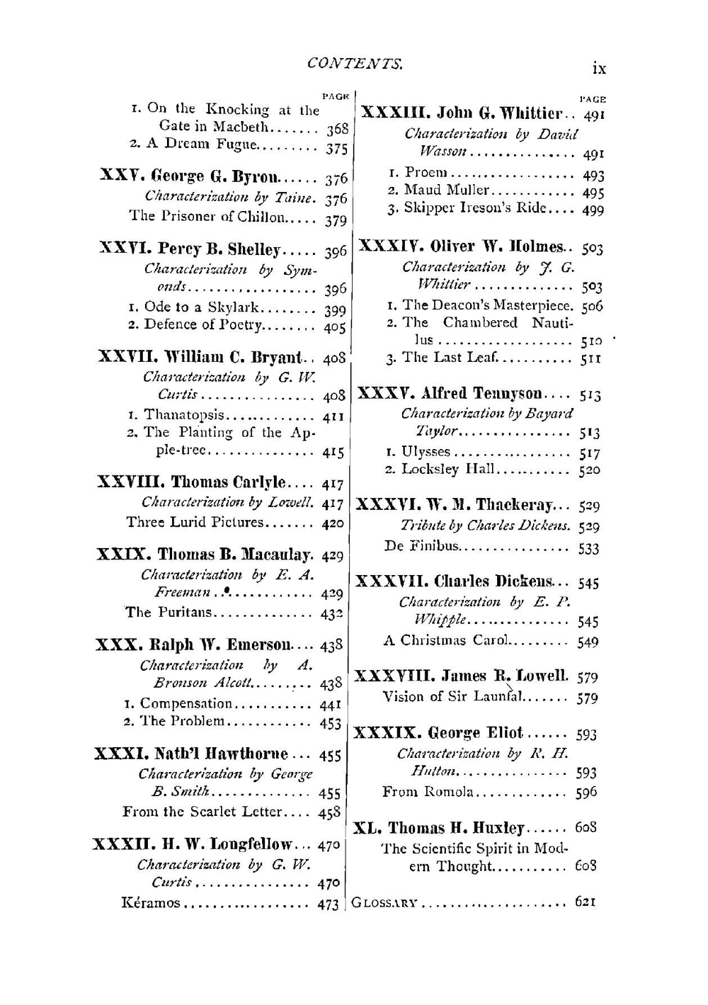 Studies in English literature. Being typical selections of British and American authorship, from Shakespeare to the present time | William Swinton