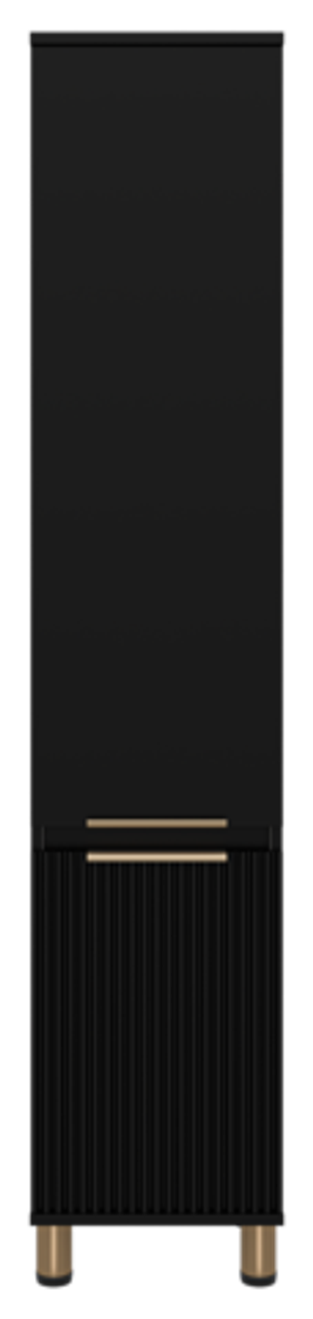 Шкаф - пенал Brevita Enfida 35 универсальный левый (черный)