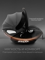 Коляска 3 в 1 Sweet Baby Ricci Air + автокресло Premier Grey Black (Air)