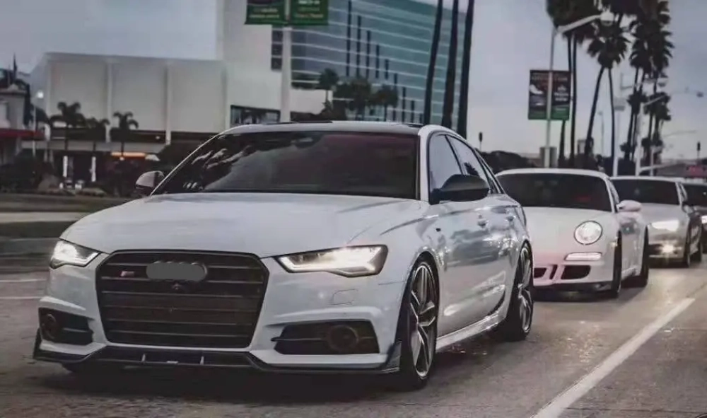 Карбоновая губа для AUDI S6 & A6 S-LINE & A6 AVANT 2016-2018 C7.5 Ауди обвес