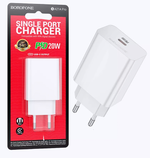 Зарядное устройство Borofone BA21A Pro PD20W 3A Type-C White