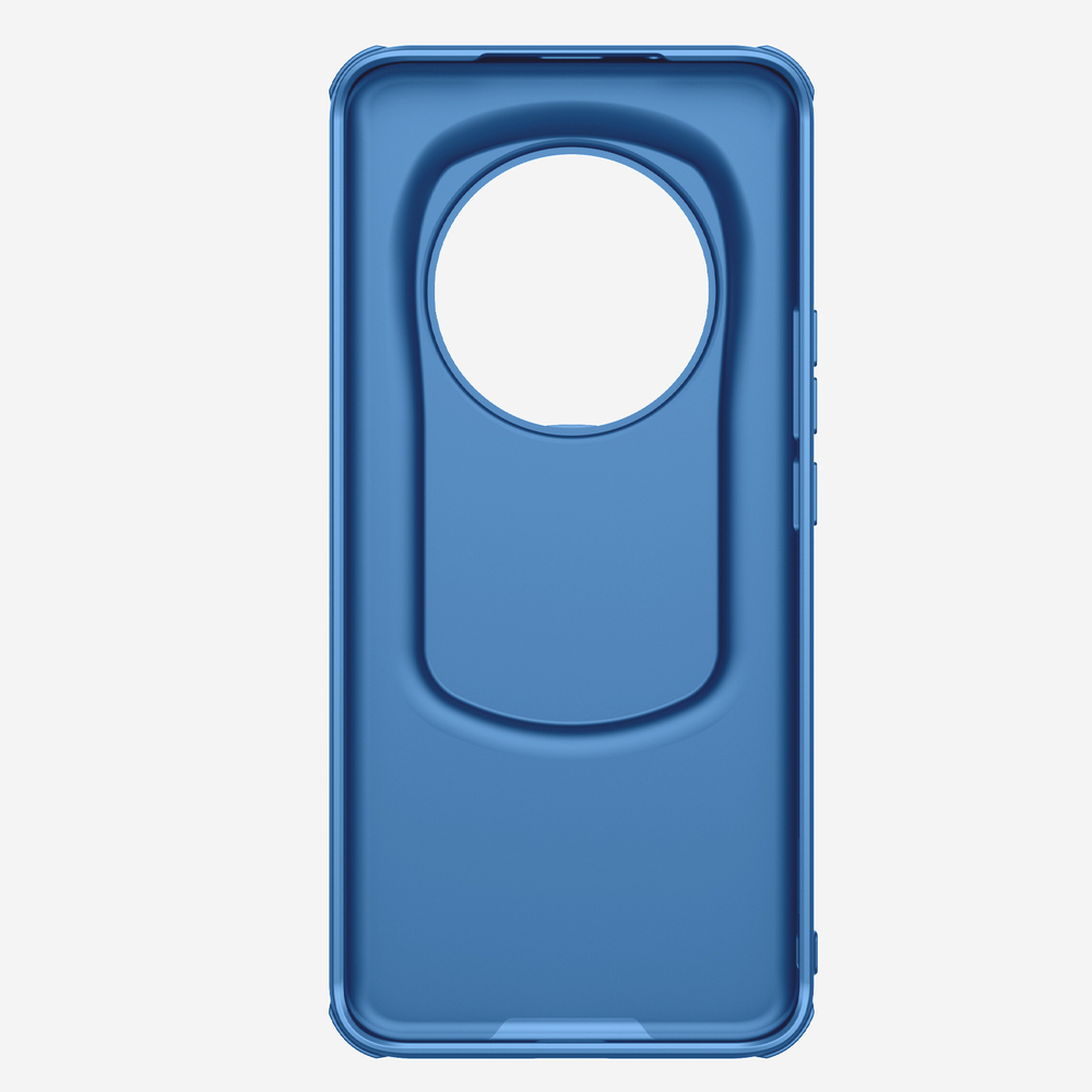 Усиленный чехол синего цвета с сдвижной шторкой для камеры от Nillkin для Huawei Honor Magic 6 Pro, серия CamShield Pro
