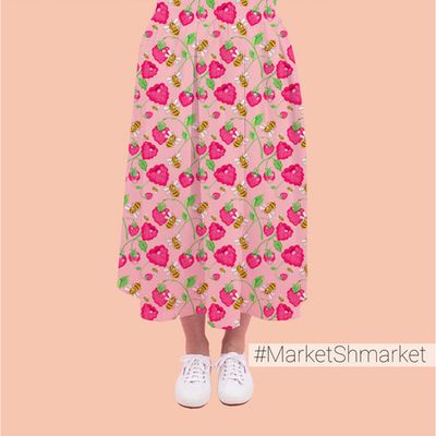 Юбка с принтом 