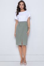 Платье Виктория офис (грин) Diolche