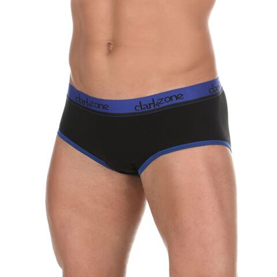 Черные хлопковые трусы-брифы (Размер: S) (Цвет: черный)