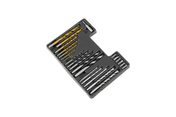 Набор сверл по бетону 4-10 мм, мет 2-10 мм, дер 4-10 мм, 6 бит, дюб 5-10 мм, кейс Ремоколор 36-8-401