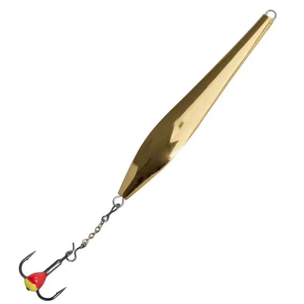 Блесна вертикальная зимняя Lucky John Double Blade (цепочка, тройник), 55мм