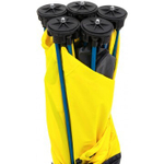 Зимняя палатка Helios CUBE EXTREME 1.8 с широким входом, желтый/черный