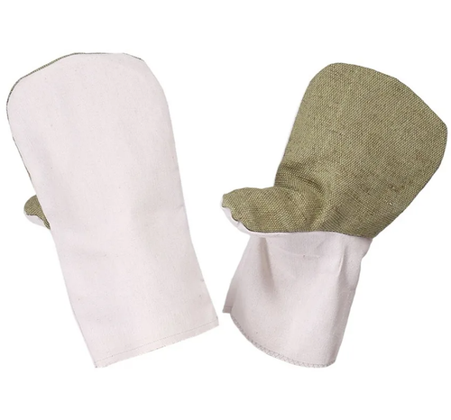 БН-05 Рукавицы х/б пл.230 аппрет. с брез.нал.пл.400гр. + п/н х/б аппрет.пл.210 гр. (11135)