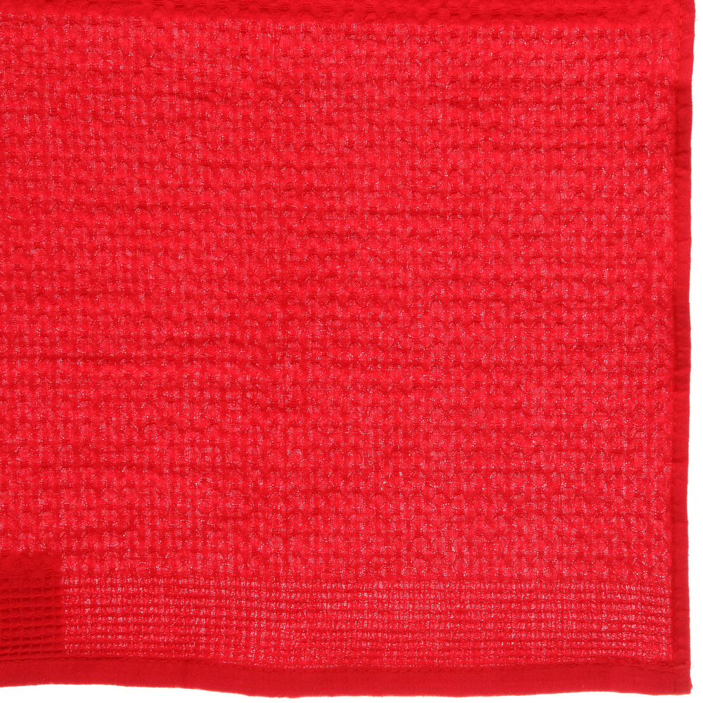 Полотенце вафельное 38*60см «Waffle» плотность 270гр/м, цвет красный 02050