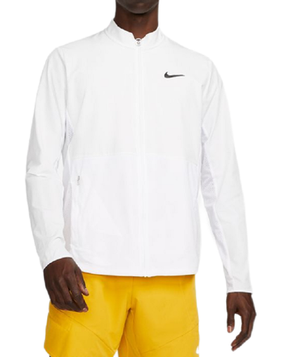 Мужская теннисная кофта Nike Court Advantage Packable Jacket - white/black