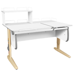 Растущая парта Дэми СУТ 25 с задними полками СУТ.15.210 и СУТ.15.240 (1200×880 мм)