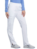 Брюки медицинские женские Cherokee CK065A с поясом в рубчик, винный, 48