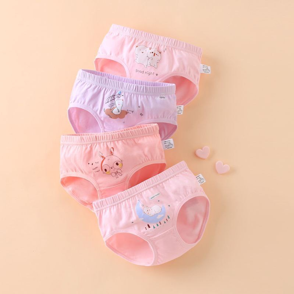 Комплект трусов для девочек (4 шт.)