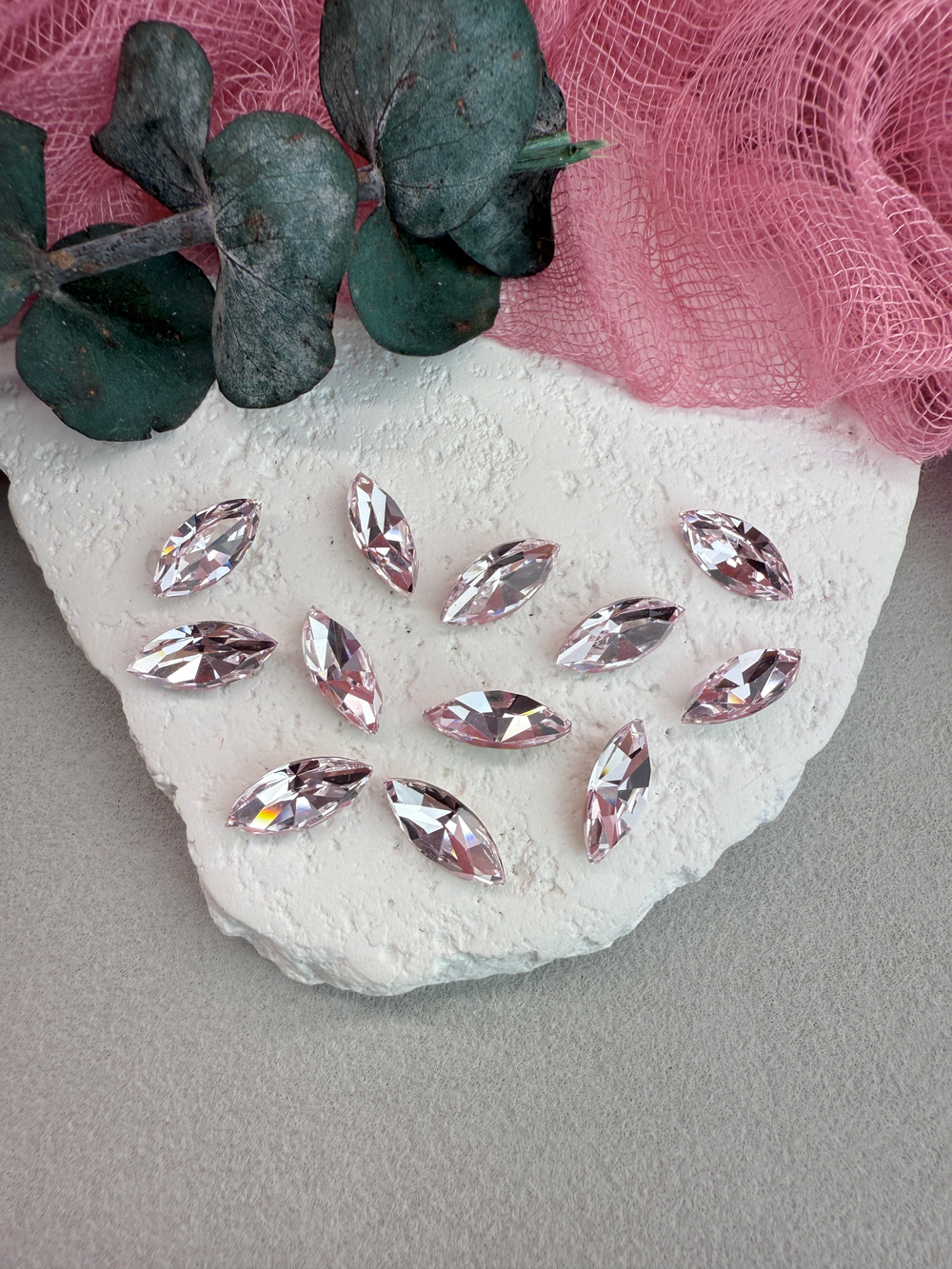 Наветт Navette 15*7 мм, Light Rose