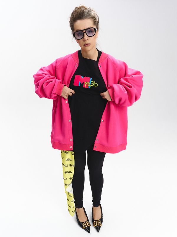 Лонгслив оверсайз(унисекс) «Мразь»