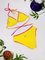 купальник раздельный 3 в 1 на завязках с туникой удлиненной