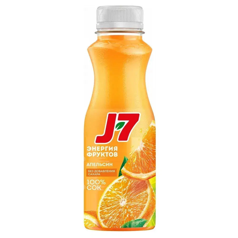 Сок J7 Апельсиновый с мякотью, 0,3 л