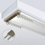 Ультратонкий алюминиевый карниз для штор, потолочный