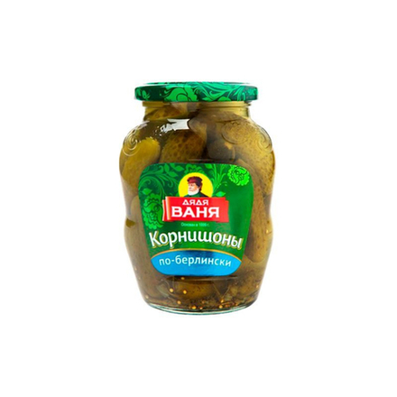 Корнишоны Дядя Ваня по-берлински 350 гр