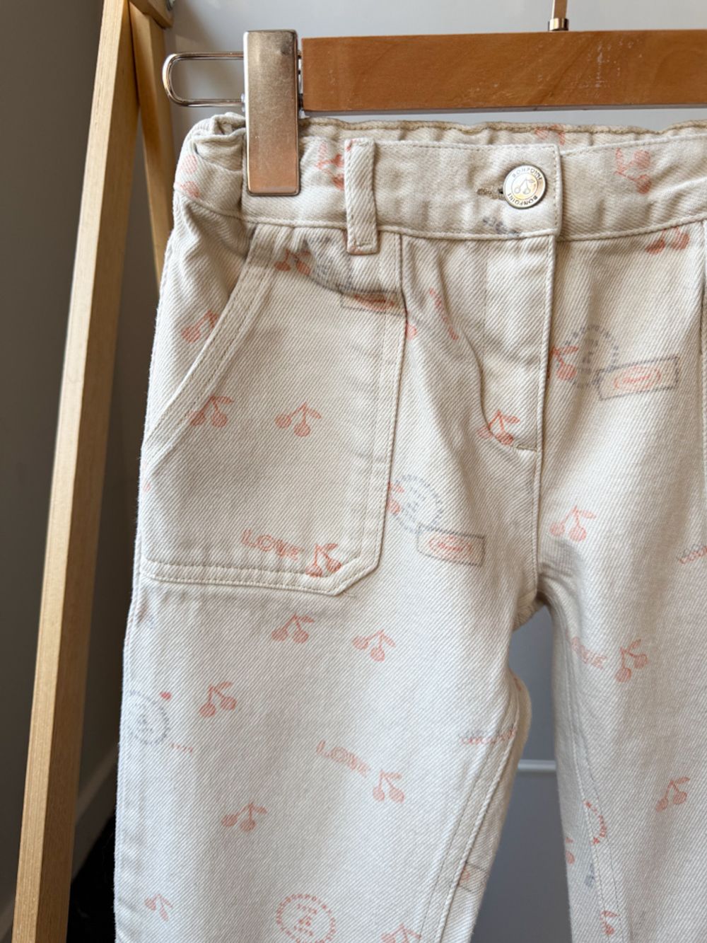 Джинсовый костюм Bonpoint, 140