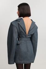 Платье из денима мини