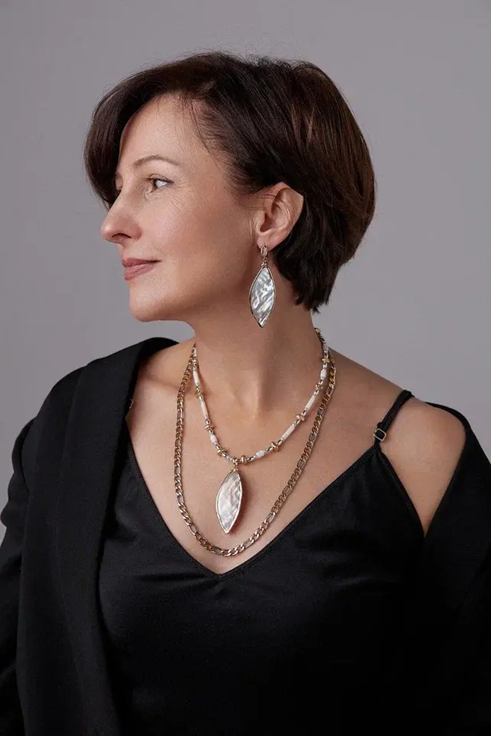 HMG 1328 Лепесток Серьги арт.1090