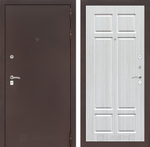 Дверь входная Лабиринт CLASSIC антик медный 08 - Кристалл вуд металлическая