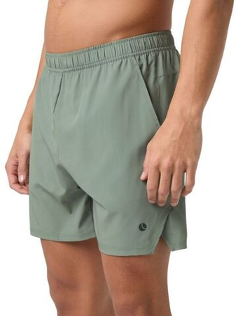 Мужские теннисные шорты Björn Borg Ace Racquet 7in - зеленый