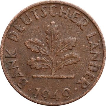 1 пфенниг 1949 Германия (ФРГ)