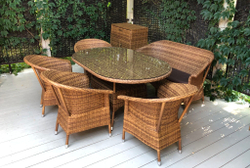 Скамья 2-х местная, коллекция Рио