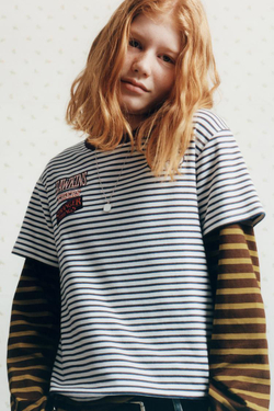 ZARA ФУТБОЛКА В ПОЛОСКУ STRANGER THINGS © NETFLIX, ПОЛОСКИ