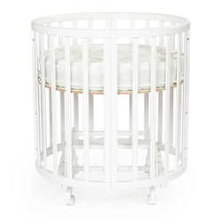 Детская кроватка Bebizaro Heirloom маятник поперечный BZHMM/01/WH White