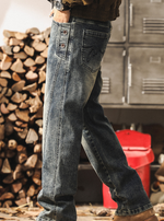 Американские ретро мужские прямые джинсы