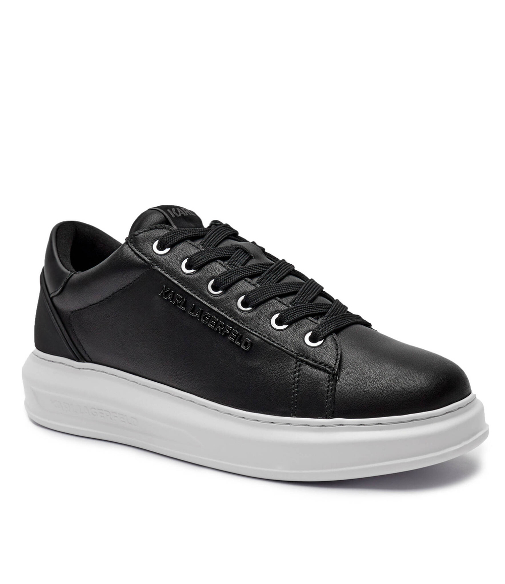 Кожаные кроссовки kapri Karl Lagerfeld - черный(KL52575N)