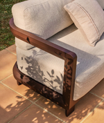 Комплект садовой мебели Nerano из коричневого алюминия