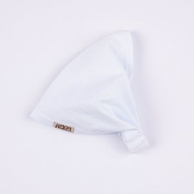 Jersey kerchief with elastic band - Heavy Cream