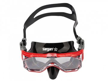 Маска Sargan Панорама черный/красный