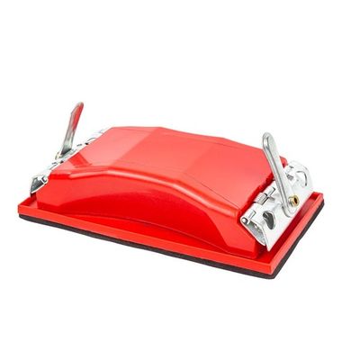 Блок пластмассовый для шлифования с зажимами 165х85мм Forsage F-PSD85D