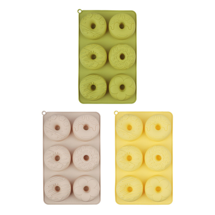 VETTA Форма силиконовая 6 ячеек, 27x16,5x3см "Пончики"