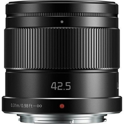 Объектив Panasonic 42.5mm f/1.7 G Aspherical Power O.I.S. (H-HS043E), черный