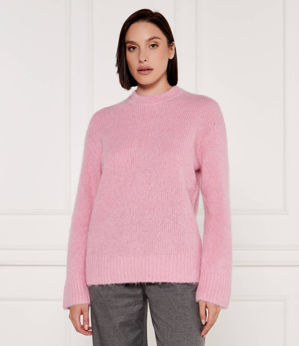 Шерстяной свитер SAJOAN Sams\u00f8e Sams\u00f8e - розовый(F24300052)