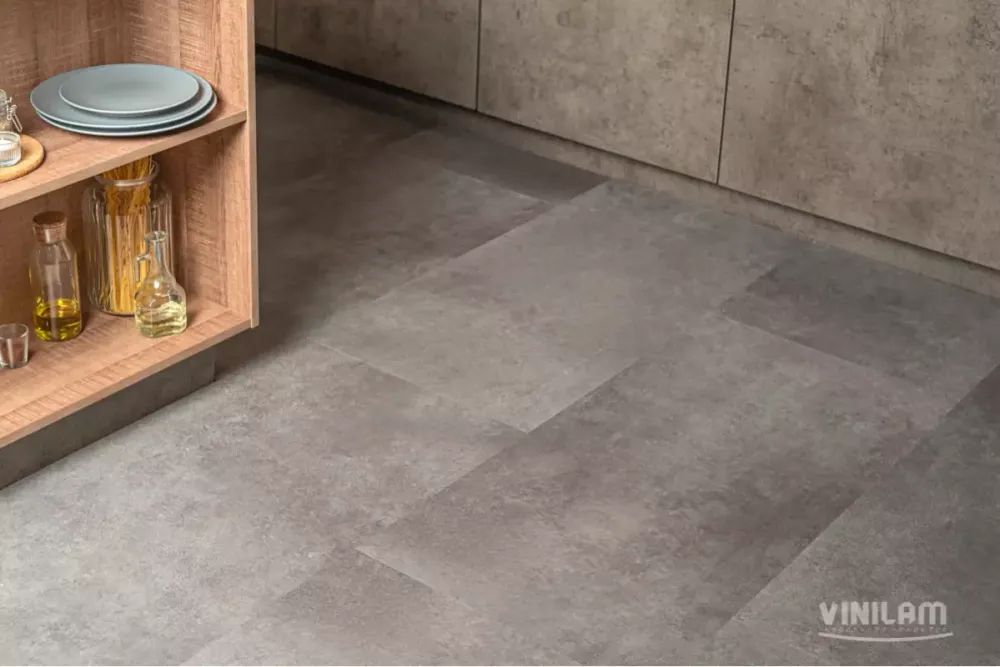 Ceramo Vinilam XXL Stone Цемент стальной, 2,65 м²