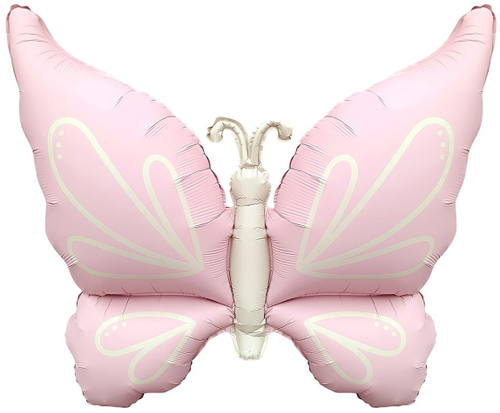 Фигура Нежная бабочка, Розовый, Сатин 37" Fl