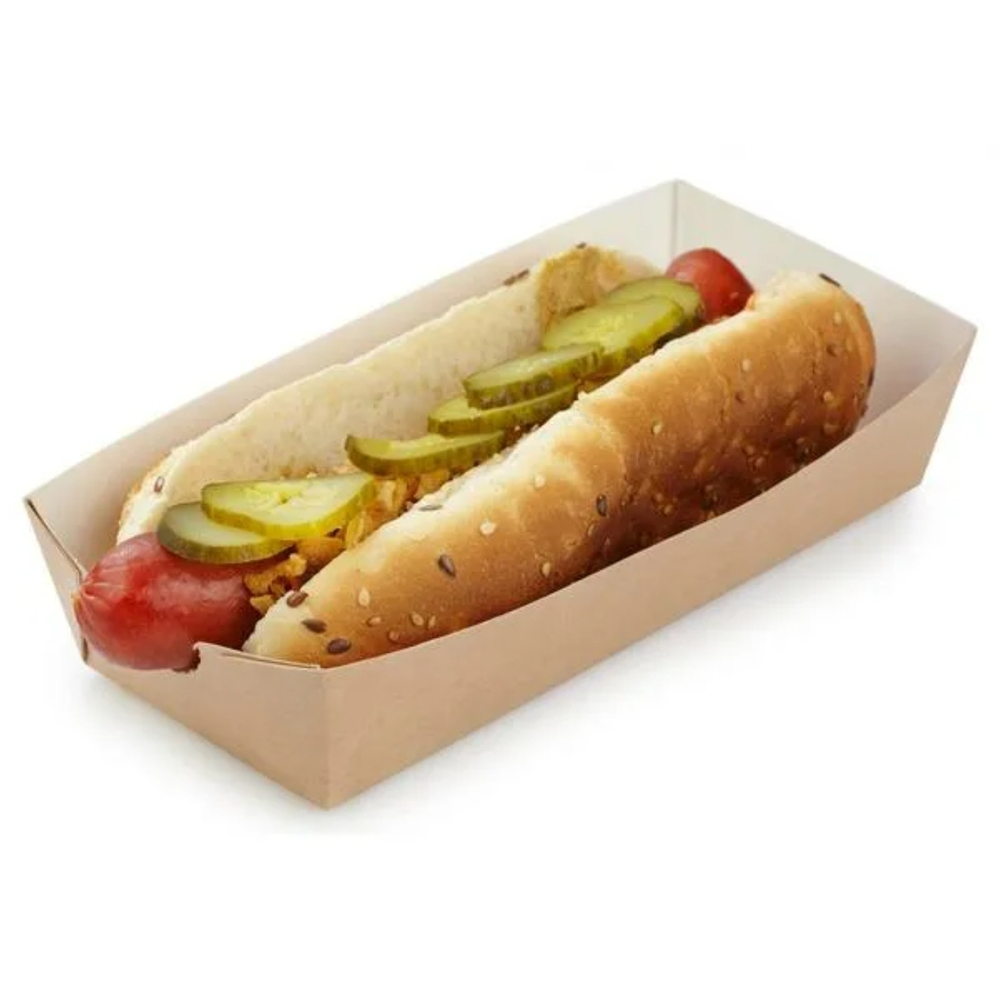 КОРОБ ПОД ХОТ-ДОГ 800 МЛ. Л 100 ШТ.\400-800 ШТ.