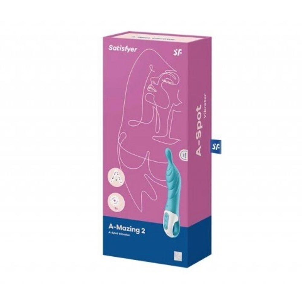 Вибратор для точки "А" Satisfyer A-Mazing 2 бирюзовый