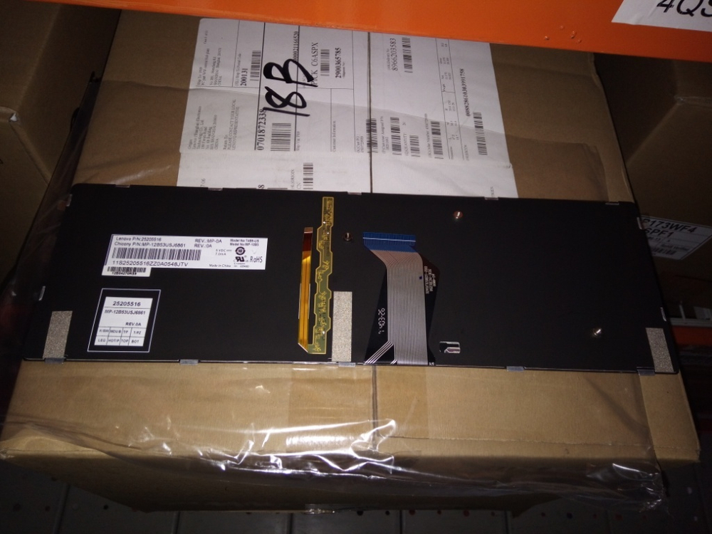 Клавиатура для Ноутбука Lenovo LenovoY510p раскладка - анлийская, черная, Windows 8 (25205518)