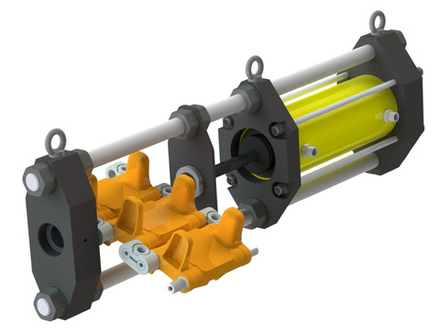 Выпрессовщик пальцев траковых цепей 100т. ОДА Сервис ODA-T1339